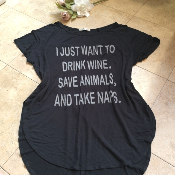 🔴 2/$20 Wine Shirt🍷 - Picture 1 of 8